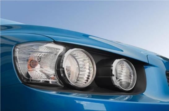Chevrolet Aveo - nowy kształt świateł 