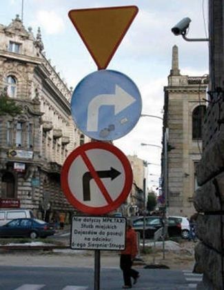 Absurdalne znaki drogowe