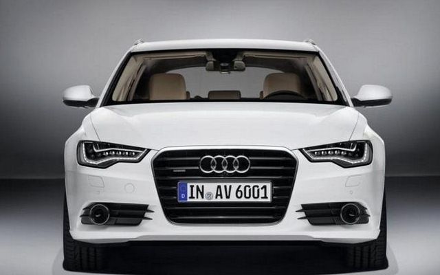 Audi A6 Avant - charakterystyczny design Audi - duży grill i drapieżne oczy
