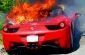 Ferrari 458 Italia w ogniu