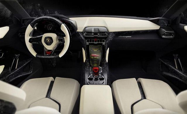 Lamborghini Urus wnętrze