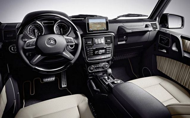 Mercedes klasy G - wnętrze
