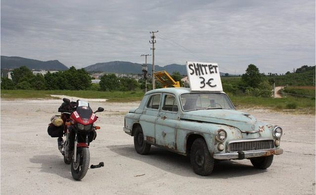 Moto Bałkany 2012 - najtrudniejsza droga