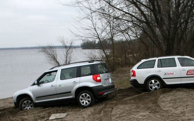 Dalej Yeti pojechało bez pomocy Octavii