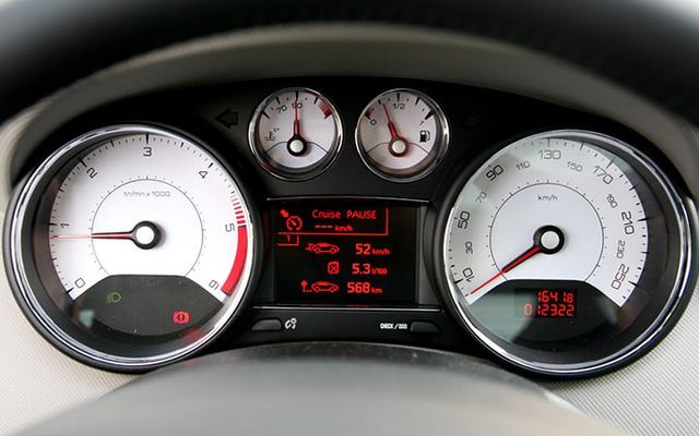 Peugeot 308 HDI - zegary