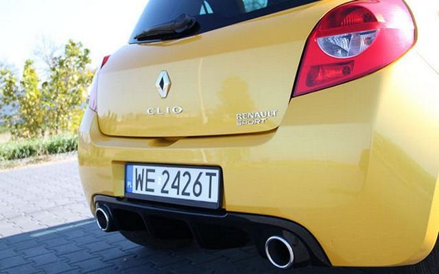 Renault Clio RS - sportowy wydech