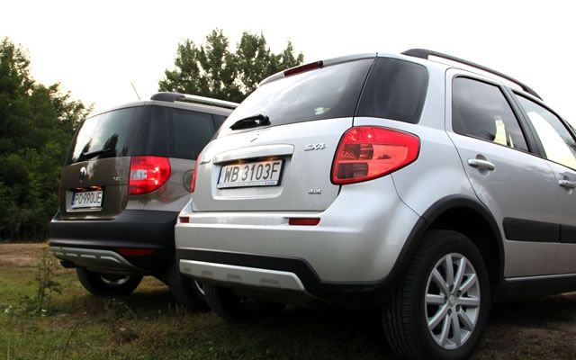 Suzuki SX4 vs. Skoda Yeti 1.2 TSI - dwa auta, dwie koncepcje..